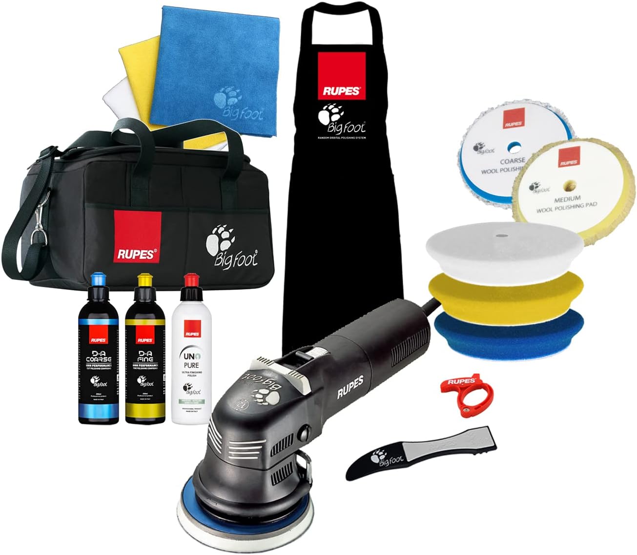 FREE 5hr POLISHING CLASS w/PURCHASE | RUPES BIGFOOT LHR12E DUETTO  | FREE 5 HOURS POLISHING CLASS $599.99