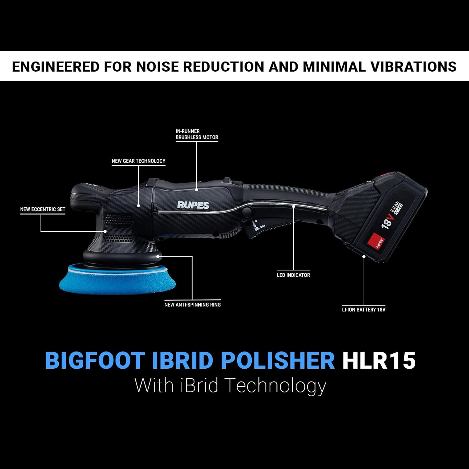 FREE 5hr POLISHING CLASS w/PURCHASE | RUPES BIGFOOT IBRID HLR15 KIT| FREE 5 HOURS POLISHING CLASS $799.99 (Copy)