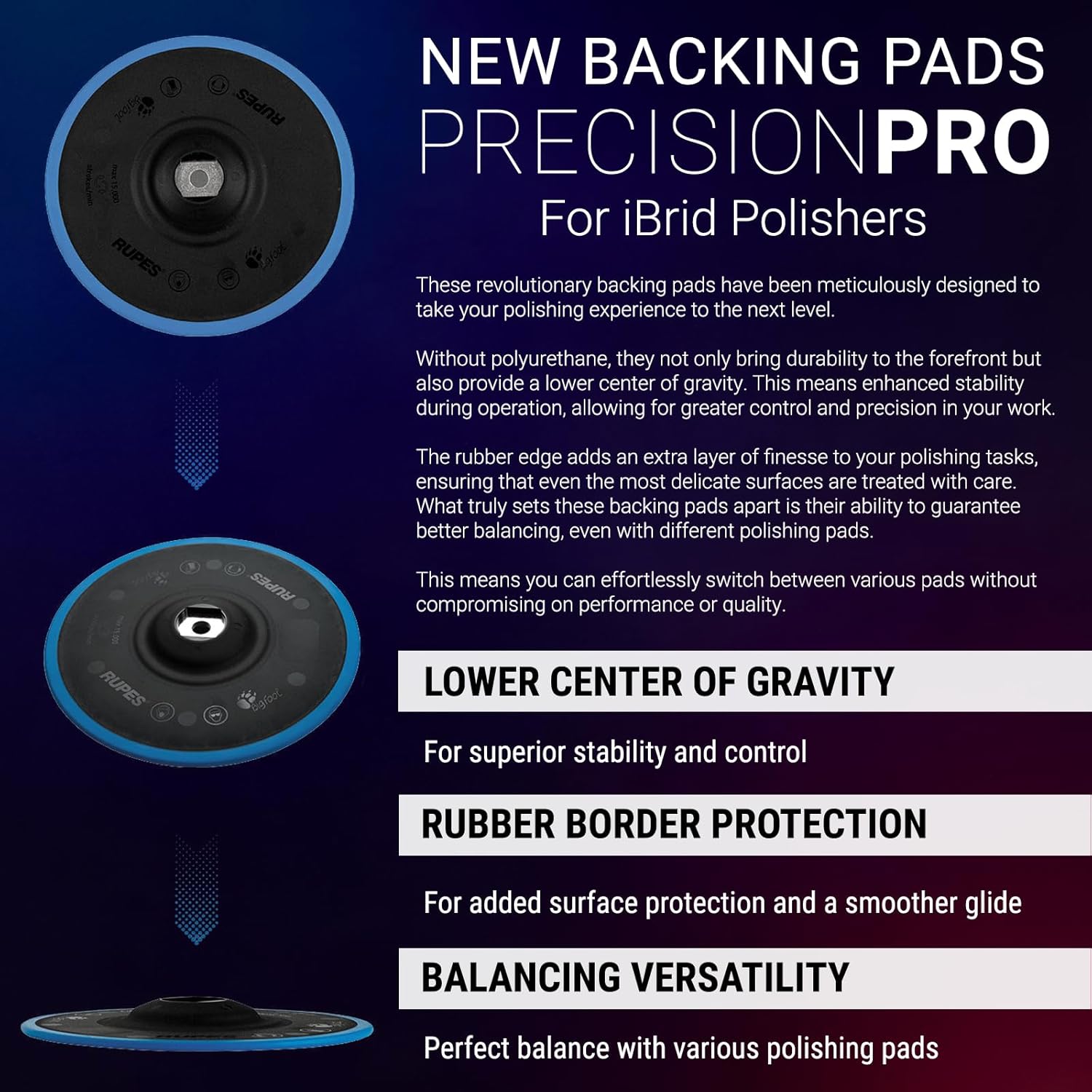 FREE 5hr POLISHING CLASS w/PURCHASE | RUPES BIGFOOT IBRID HLR15 KIT| FREE 5 HOURS POLISHING CLASS $799.99 (Copy)